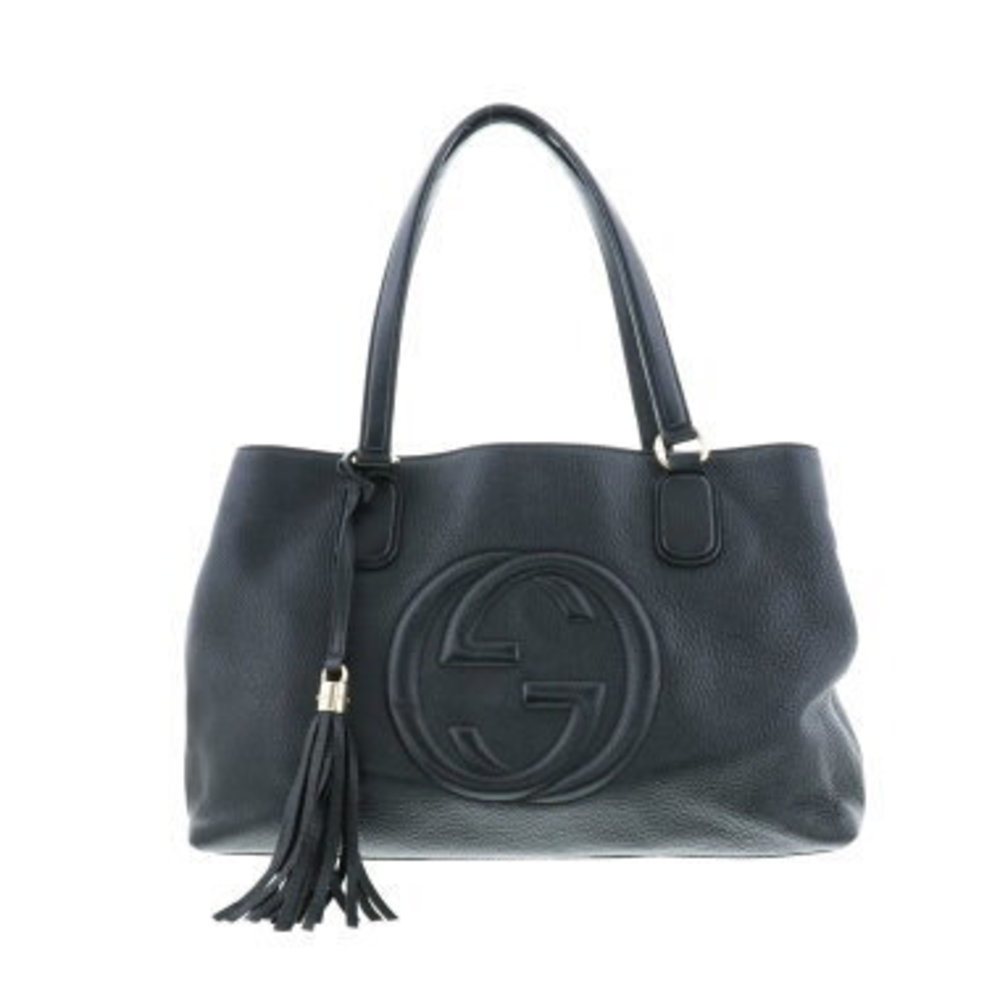 Gucci Leather Soho Working Tote Bag